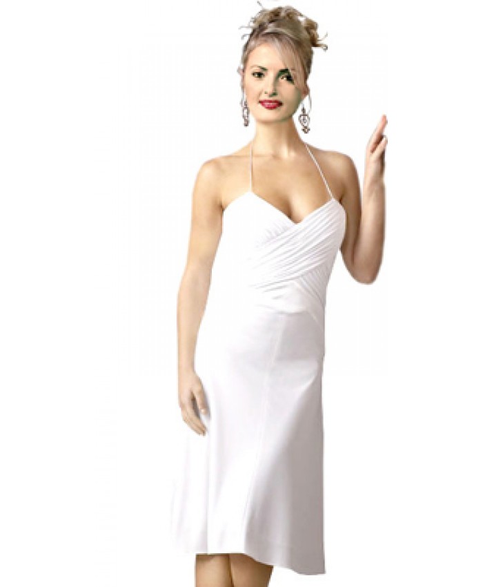 Adora White sleevless dress